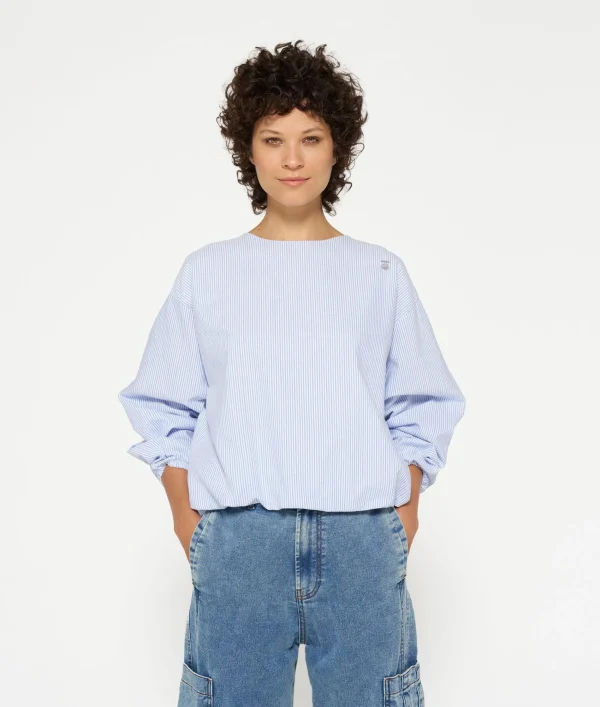 10DAYS Balloon Blouse Stripes