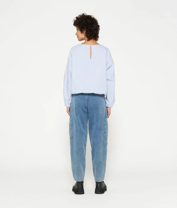 10DAYS Balloon Blouse Stripes