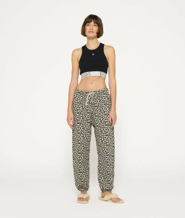 10DAYS Bar Jogger Leopard