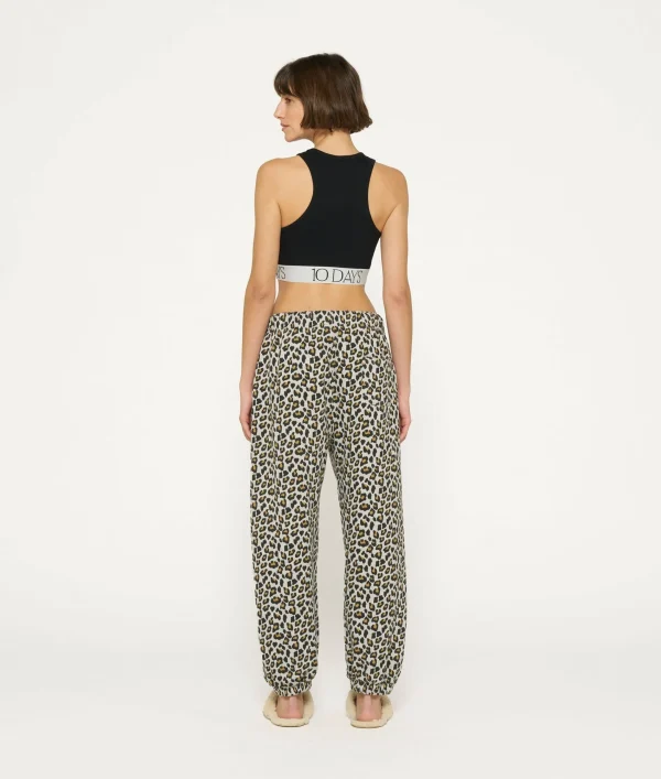 10DAYS Bar Jogger Leopard