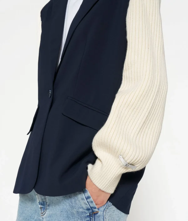 10DAYS Blazer Knit Sleeve