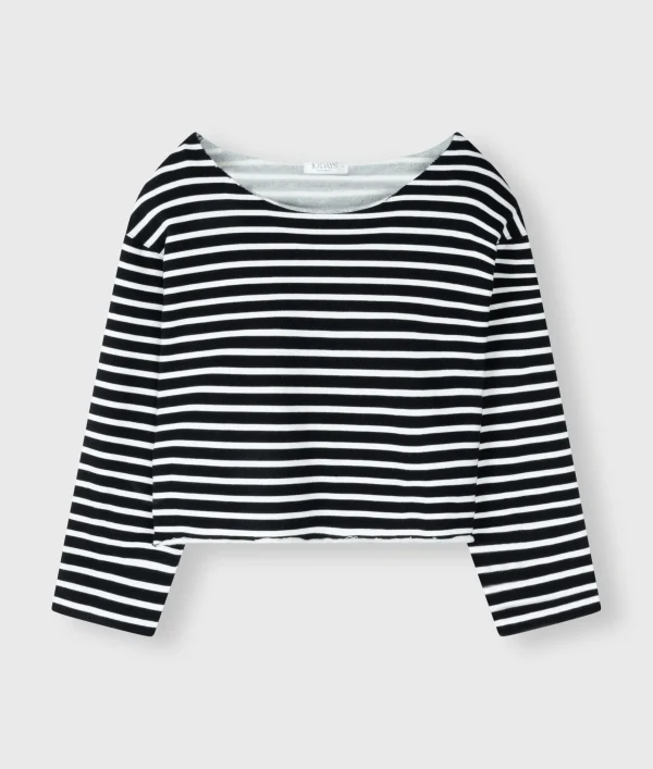 10DAYS Boat Neck Sweater Stripes