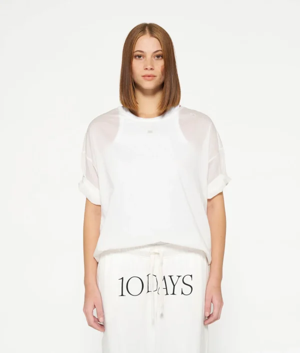 10DAYS Boxy Tee Voile