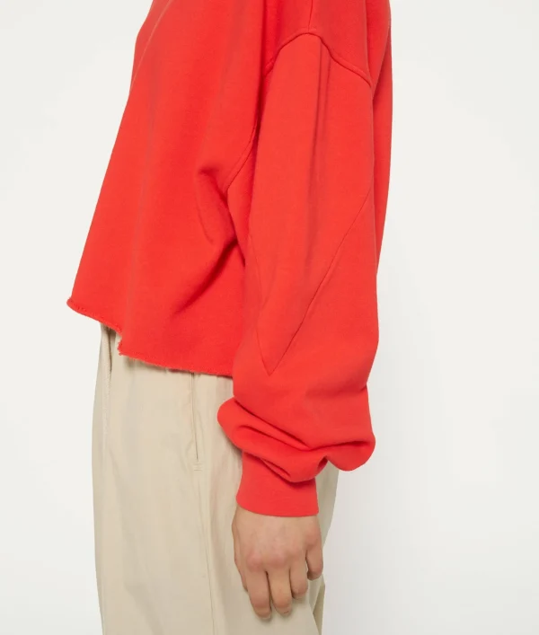 10DAYS Cropped Boat Neck Sweater