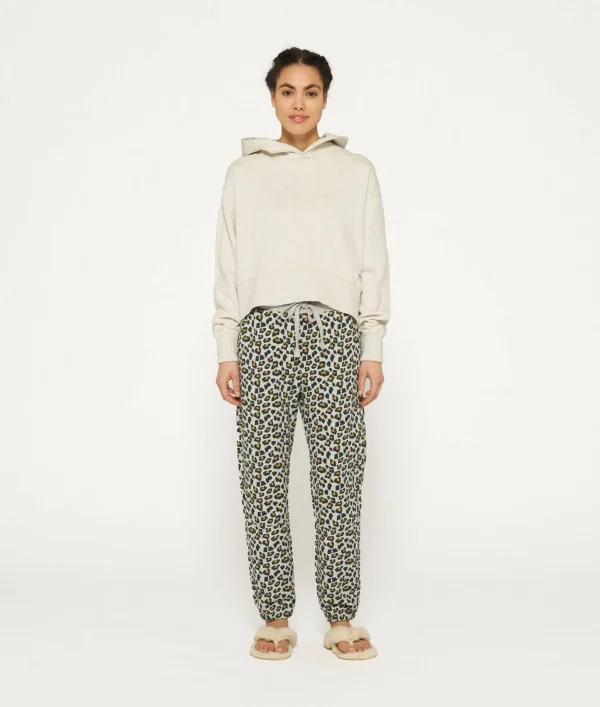 10DAYS Cropped Jogger Leopard