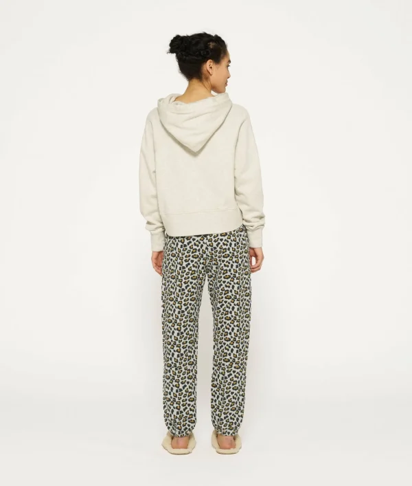 10DAYS Cropped Jogger Leopard