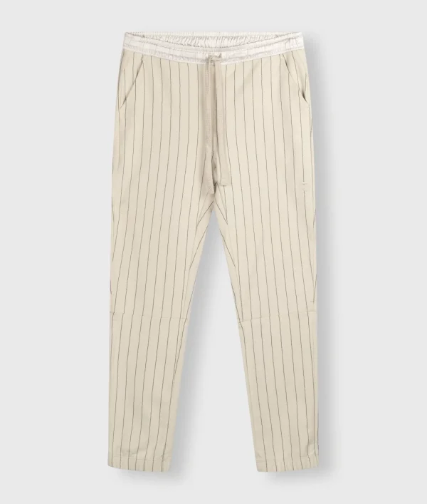 10DAYS Cropped Jogger Pinstripe