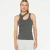 10DAYS Cut Out Tank Top Rib