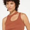 10DAYS Cut Out Tank Top Rib