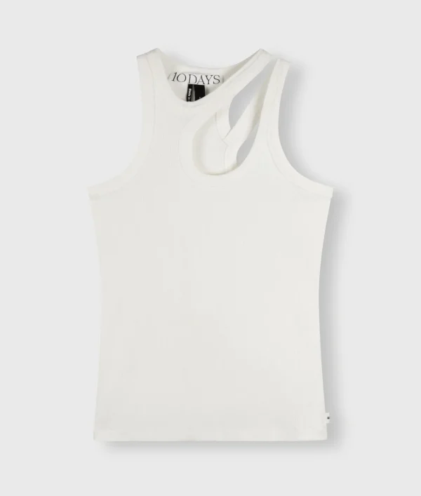 10DAYS Cut Out Tank Top Rib