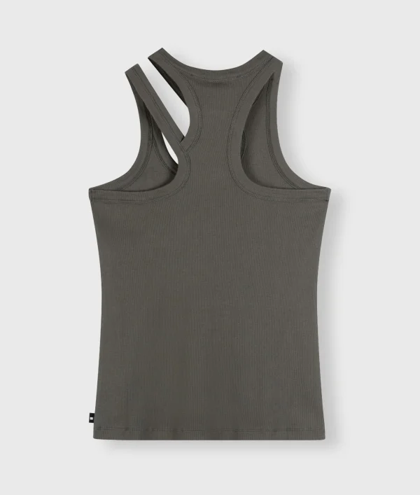 10DAYS Cut Out Tank Top Rib