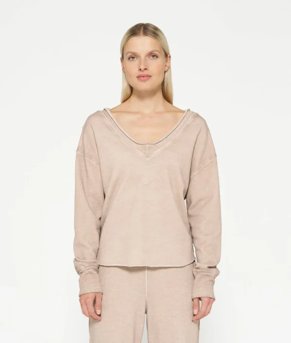 10DAYS Double V-Neck Sweat