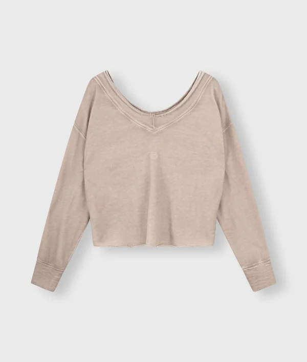 10DAYS Double V-Neck Sweat