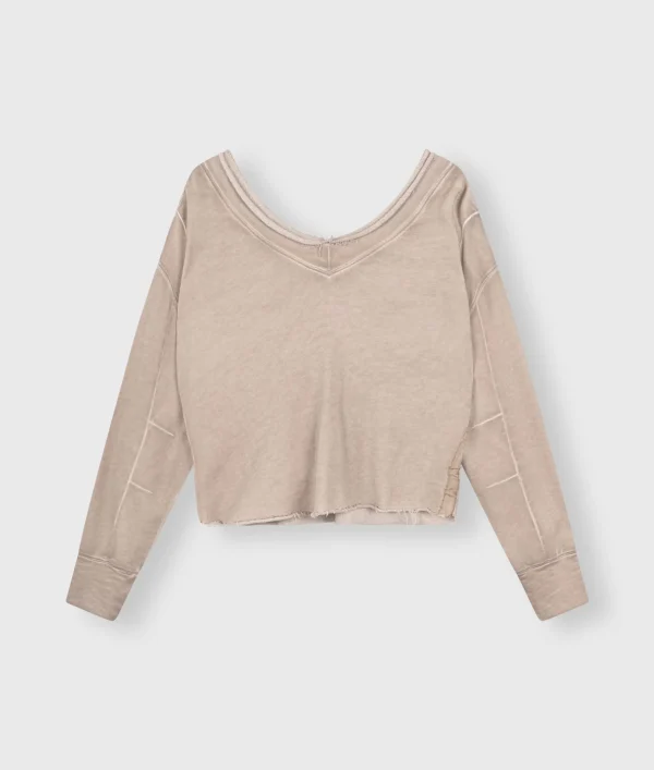 10DAYS Double V-Neck Sweat