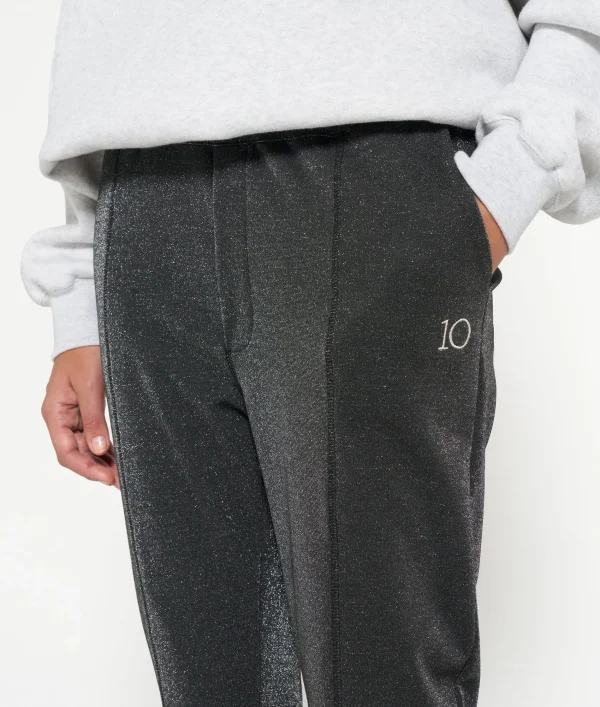10DAYS Flared Pants Glitter