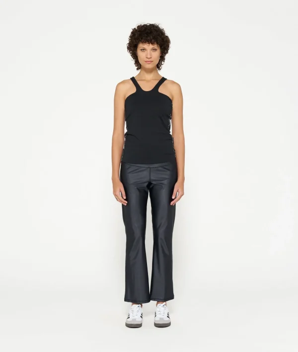 10DAYS Flared Shiny Yoga Leggings