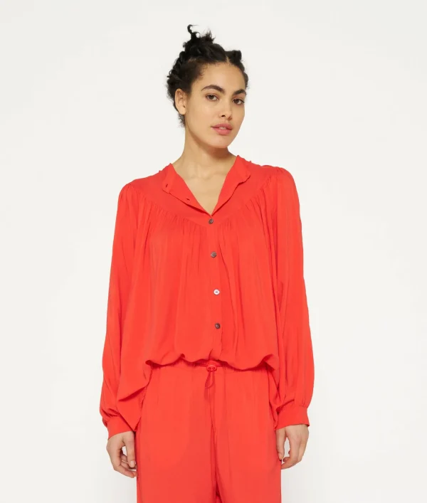 10DAYS Flowy Pleated Blouse
