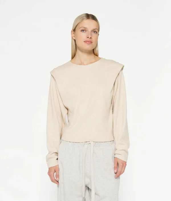 10DAYS Folded Shoulder Sweater