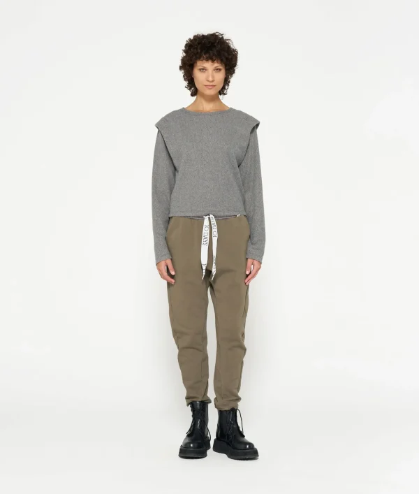 10DAYS Folded Shoulder Sweater