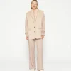 10DAYS Hairy Sleeveless Blazer