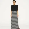 10DAYS Long Skirt Stripes