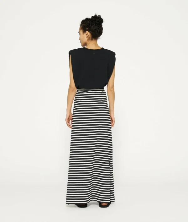 10DAYS Long Skirt Stripes