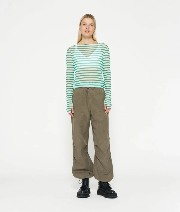 10DAYS Mesh Tee Stripe