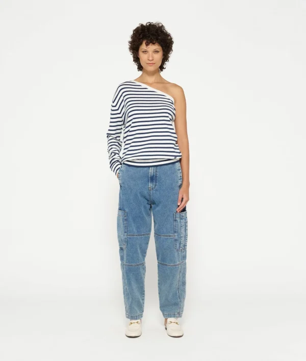 10DAYS One Shoulder Knit Top