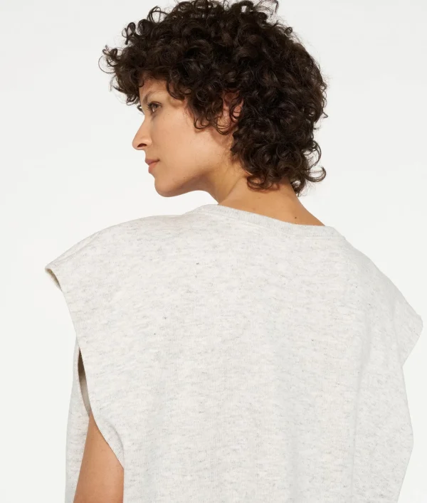 10DAYS Padded Shoulder Knit Top