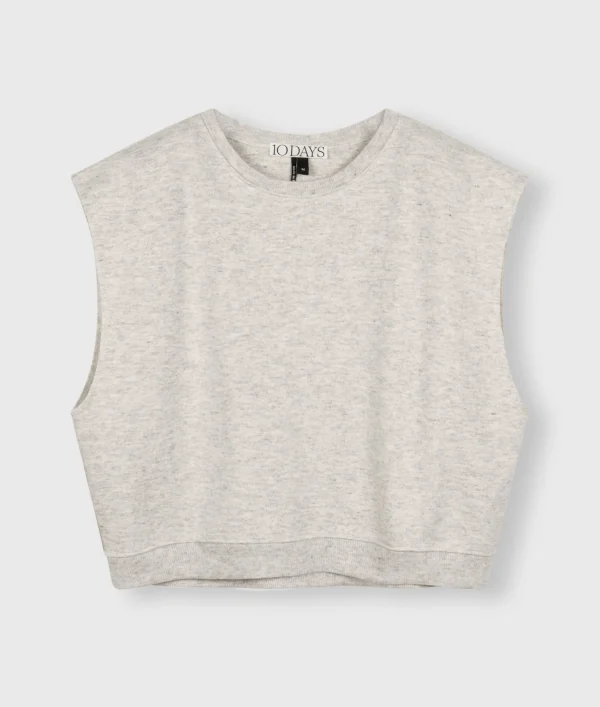 10DAYS Padded Shoulder Knit Top