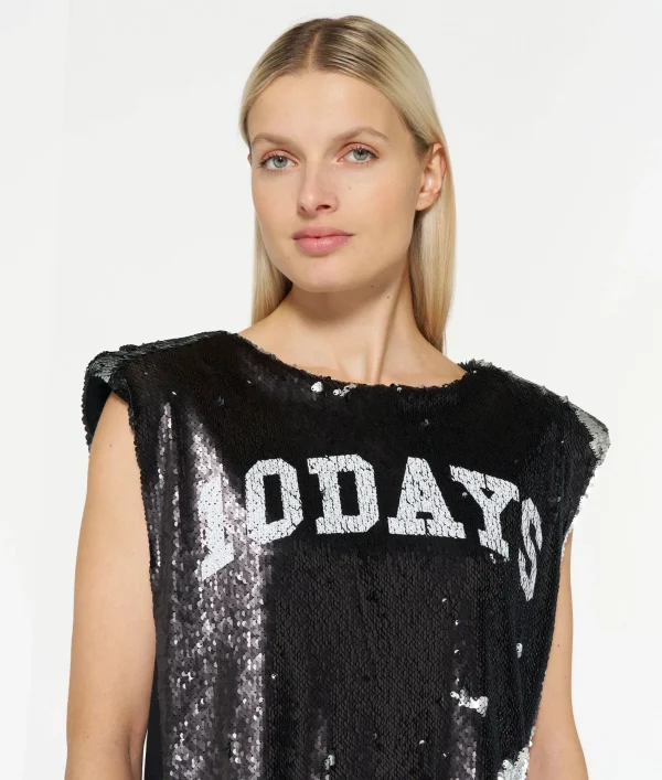 10DAYS Padded Top Sequins