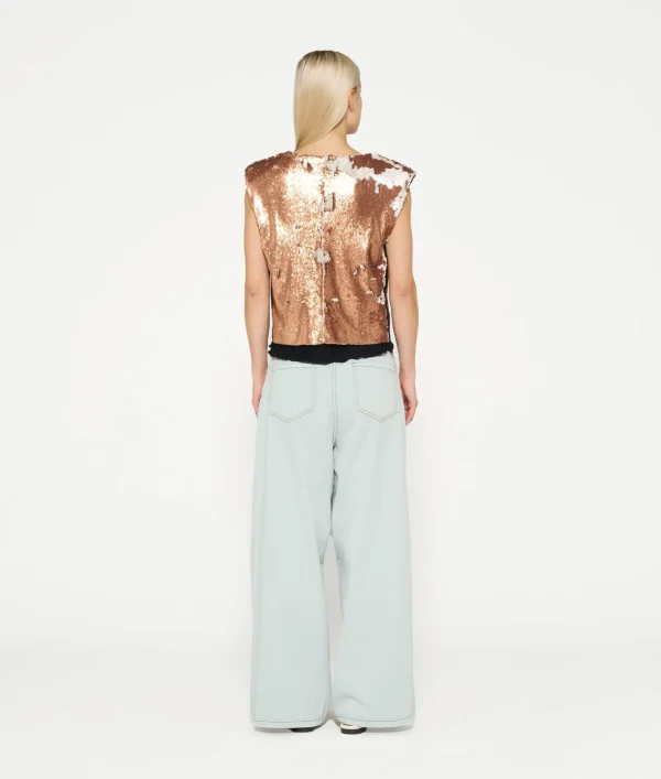 10DAYS Padded Top Sequins