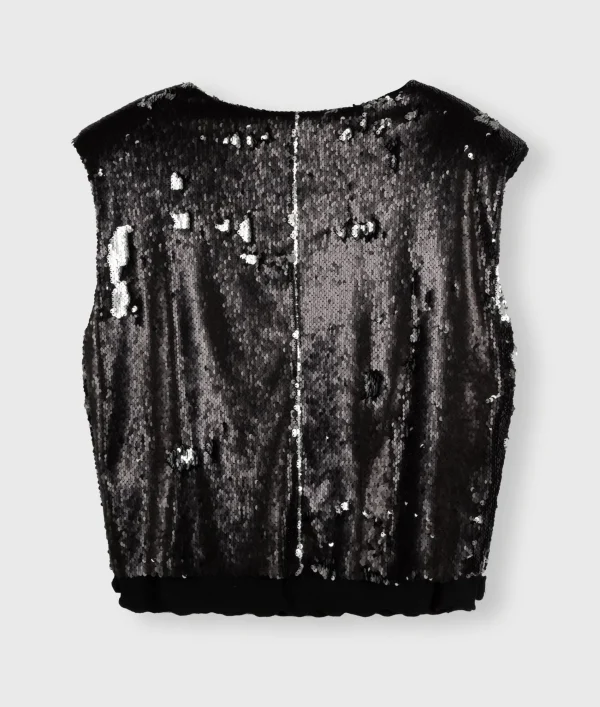 10DAYS Padded Top Sequins