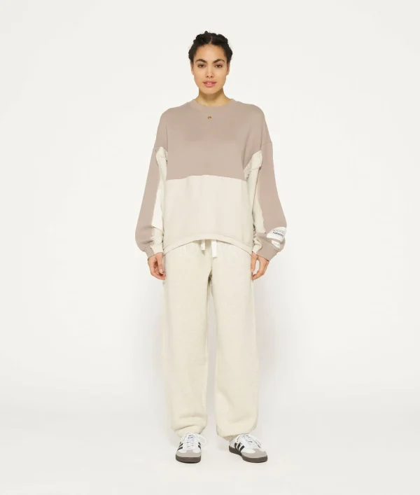 10DAYS Patchwork Fleece Sweater