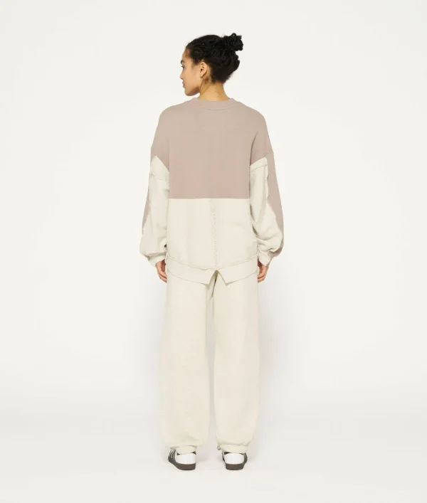 10DAYS Patchwork Fleece Sweater