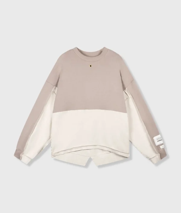 10DAYS Patchwork Fleece Sweater