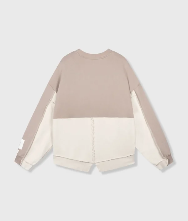 10DAYS Patchwork Fleece Sweater