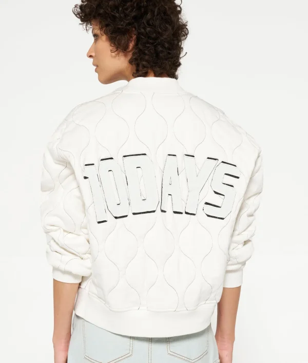 10DAYS Quilted Bomber Jacket