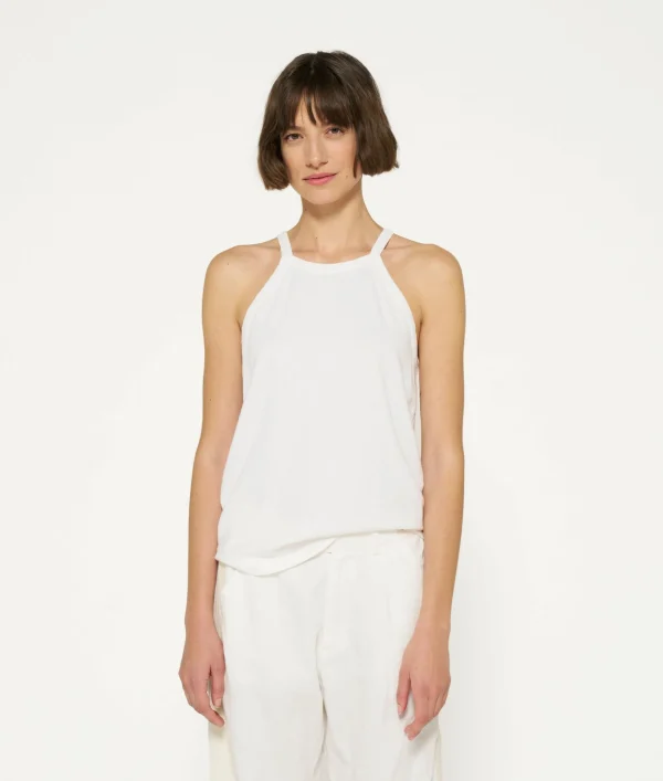 10DAYS Racer Top Linen Cotton