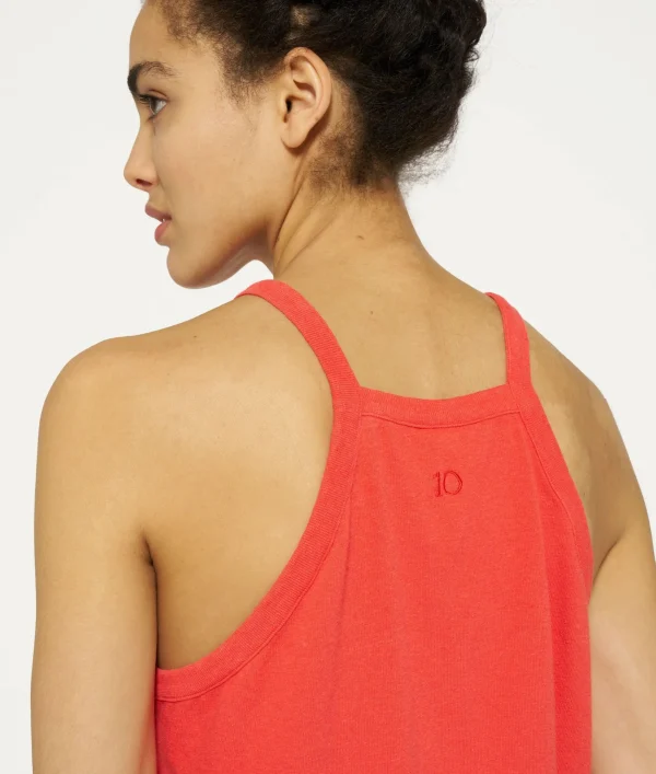 10DAYS Racer Top Linen Cotton