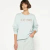 10DAYS Raw Edge Logo Sweater
