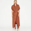 10DAYS Satin Kimono Dress
