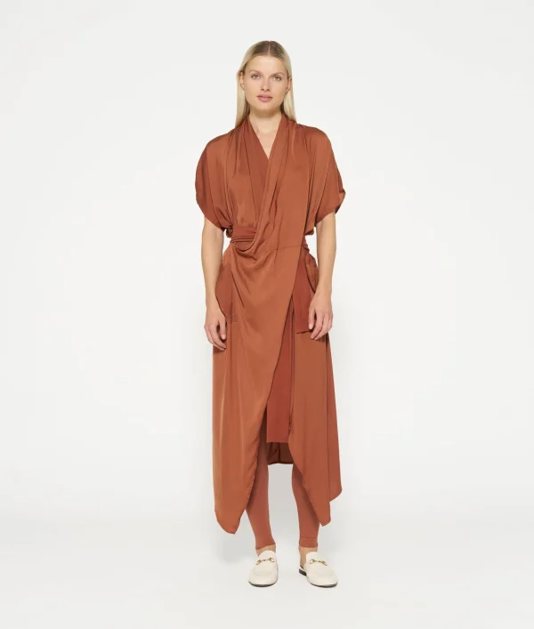 10DAYS Satin Kimono Dress