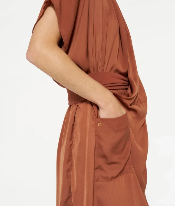 10DAYS Satin Kimono Dress