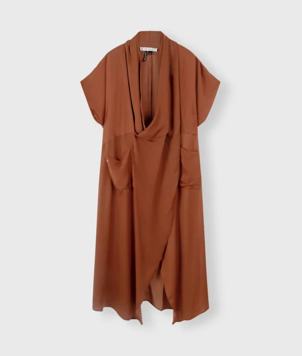 10DAYS Satin Kimono Dress