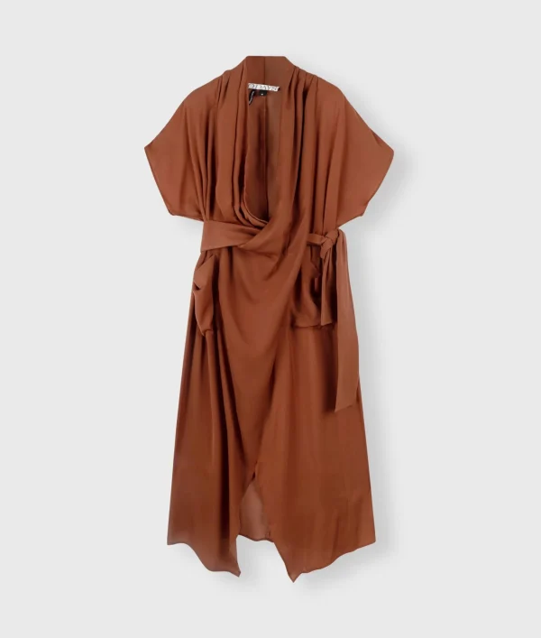 10DAYS Satin Kimono Dress