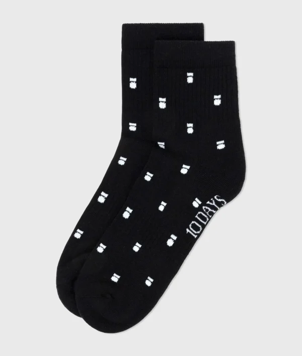 10DAYS Short Socks Allover Medal