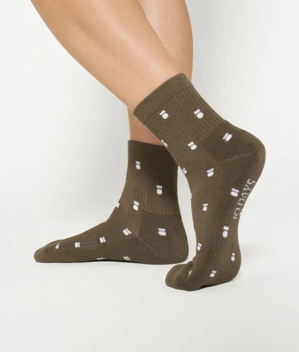 10DAYS Short Socks Allover Medal