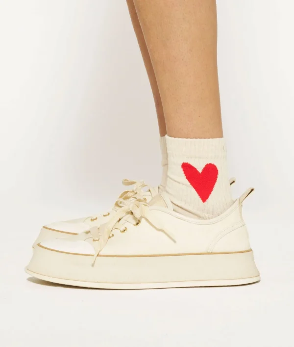 10DAYS Short Socks Heart