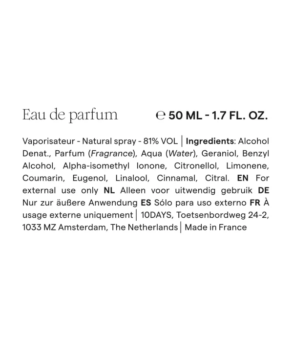 10DAYS Simple Eau De Parfum 50Ml